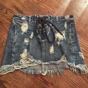 JEAN SKIRT